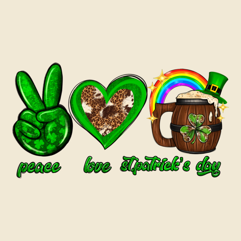 Peace Love Luck St. Patrick's Day Premium Tee by Neo Western | Teevron