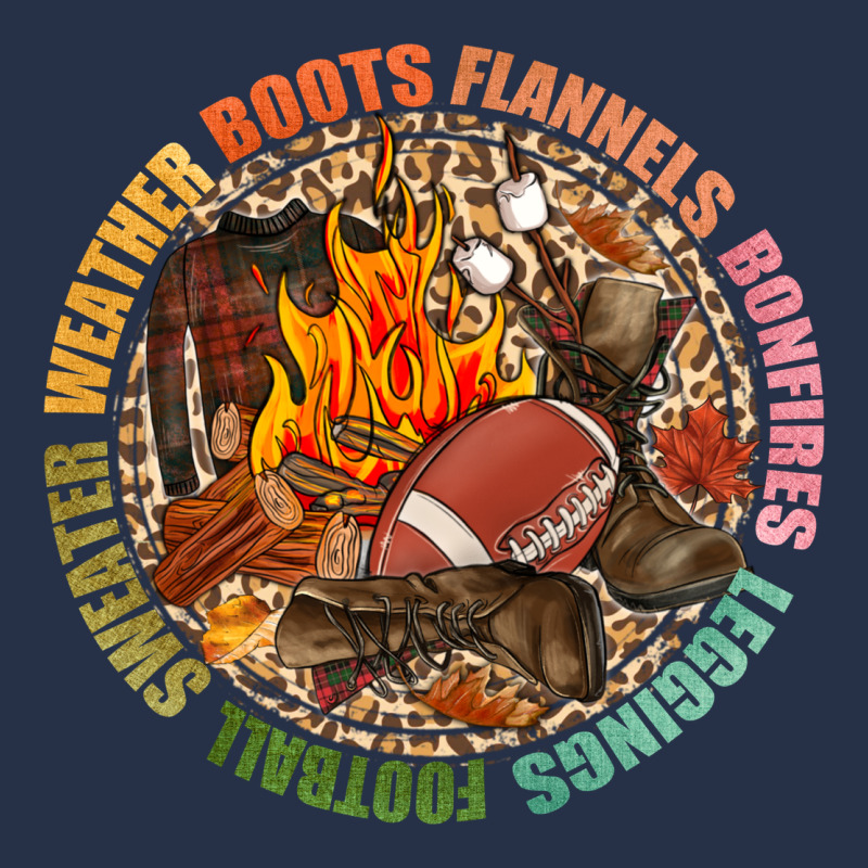 Boots Flannels Bonfires Leggins Football Premium Hoodie by NancyCooperArtShop | Teevron