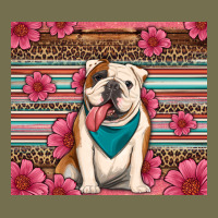 British Bulldog Floral Serape Tumbler Vintage Hoodie | Teevron