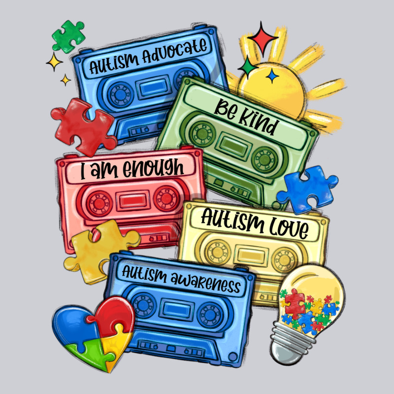 Autism Cassette Tapes Heavyweight Sweatshirt by MaliasSmallBusiness | Teevron