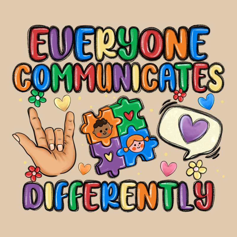 Everyone Communicates Differently Heavyweight Sweatshirt by MaliasSmallBusiness | Teevron