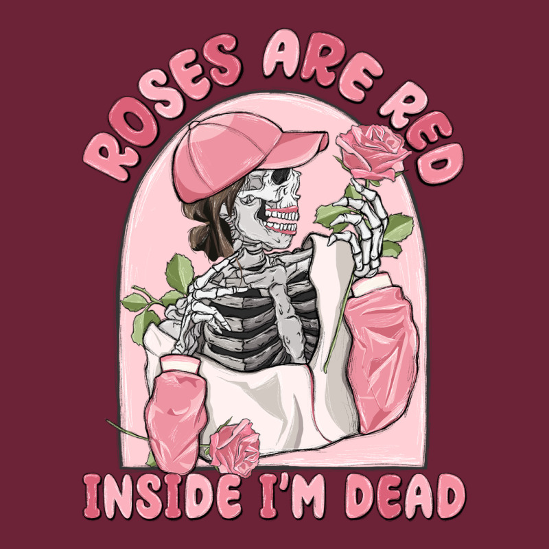 Roses Are Red Inside I'm Dead Long Sleeve Tee by MaliasSmallBusiness | Teevron