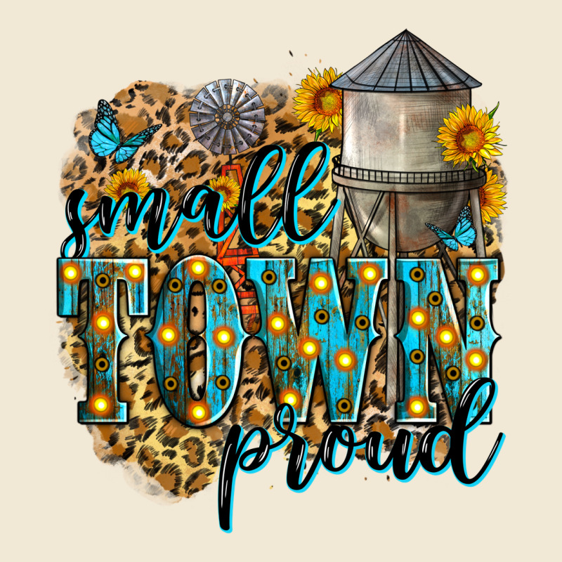Small Town Proud Ladies Tee by Zillion Design Studio | Teevron