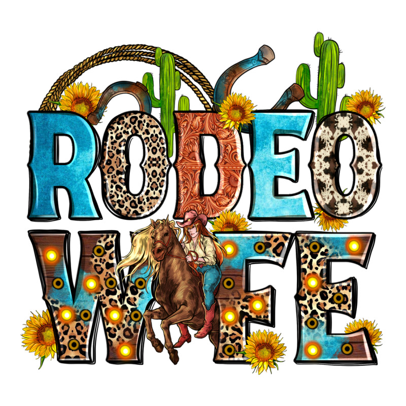 Rodeo Wife Ladies Tee by Zillion Design Studio | Teevron
