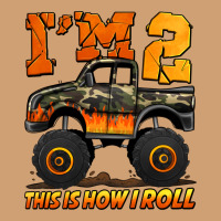 I'm Two This Is How I Roll Monster Truck Birthday Vintage Tee | Teevron