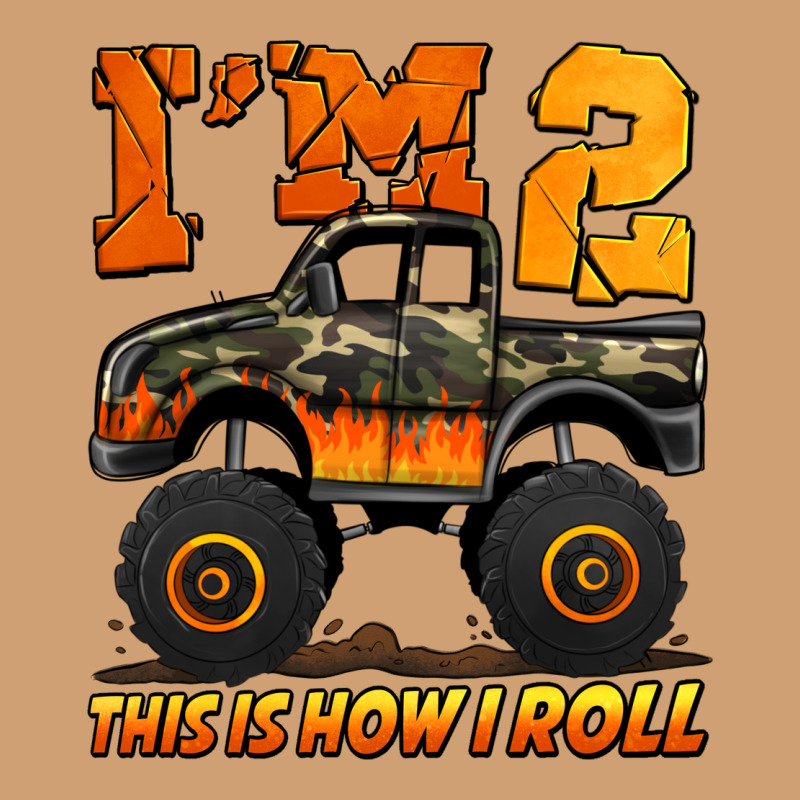 I'm Two This Is How I Roll Monster Truck Birthday Vintage Tee by Jasminsmagicworld | Teevron