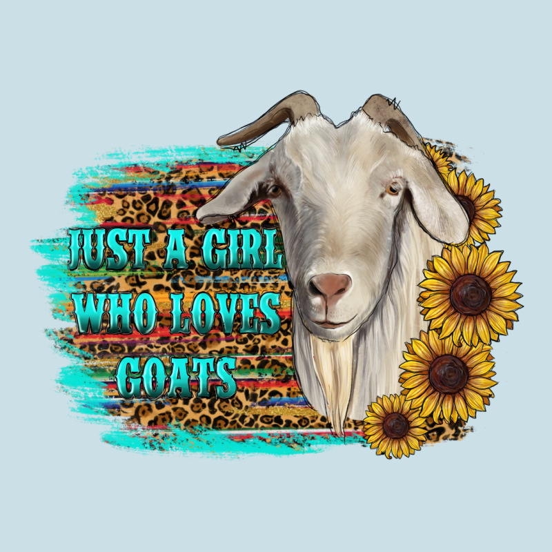Just A Girl Who Loves Goats Ladies Tee by RanaPortraitStore | Teevron