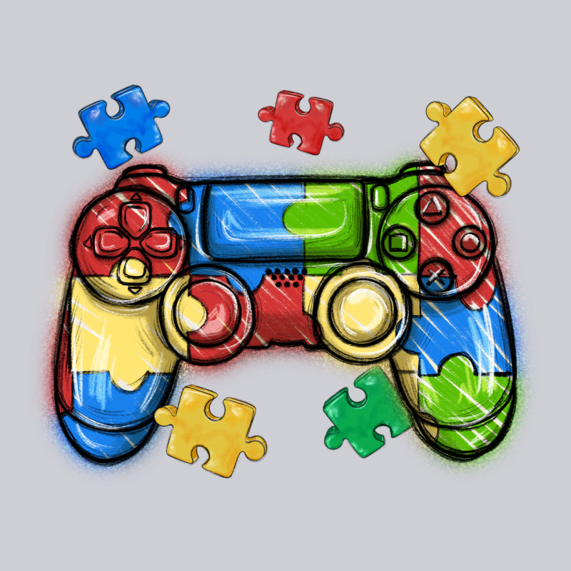 Autism Awareness Video Game Controller Heavyweight Sweatshirt by MaliasSmallBusiness | Teevron
