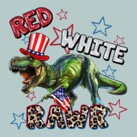Red White Rawr 4th Of July Heavy Core Tee | Teevron
