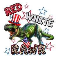 Red white rawr 4th of July | Teevron