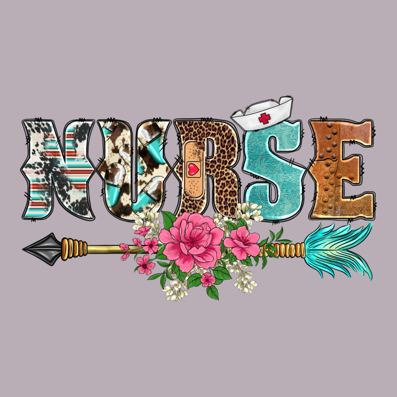 Western Nurse Arrow Floral Vintage Tee by BarkalooDesign | Teevron