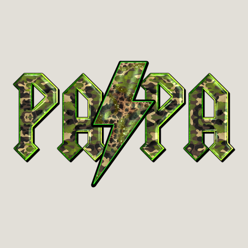 Papa  Lightning Camouflage Heavy Core Tee by BarkalooDesign | Teevron