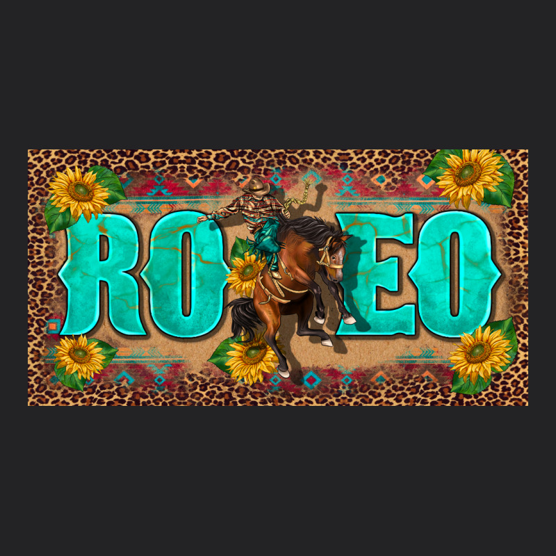 Western Rodeo Horse Leopard Aztek Sunflower License Plate Template Vintage Tee by BarkalooDesign | Teevron