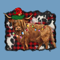 Christmas Highland Cow Urban Heavy Tee | Teevron