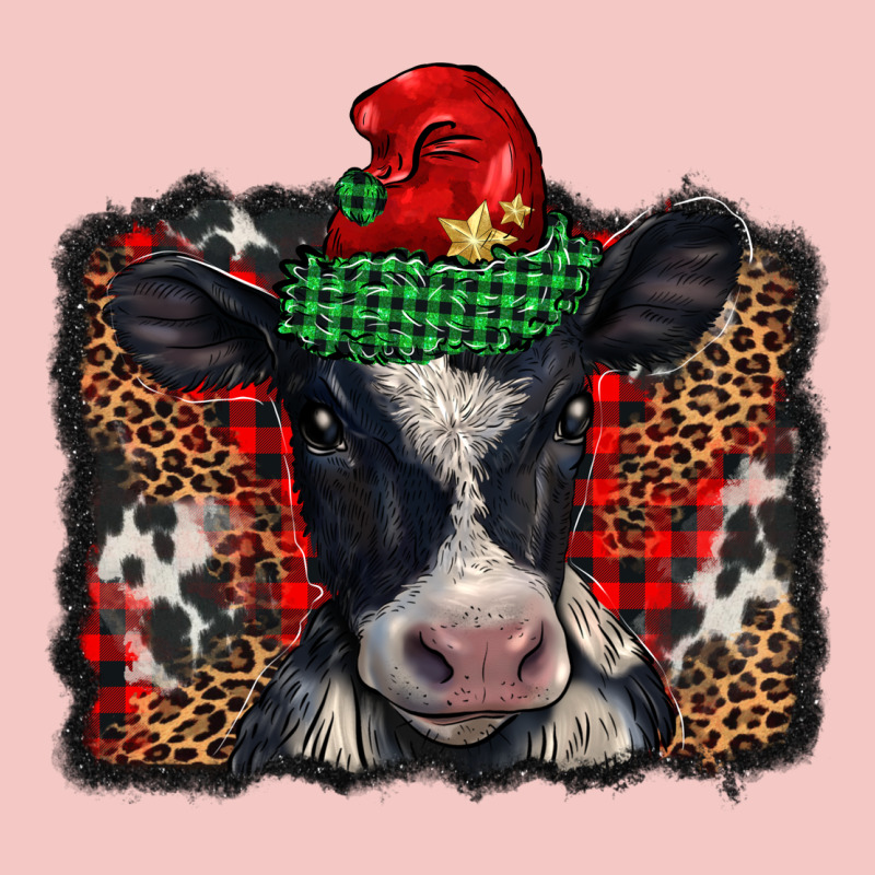 Christmas Black And White Baby Cow Urban Heavy Tee by BarkalooDesign | Teevron