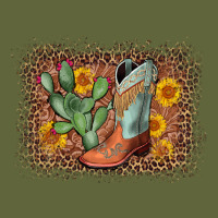 Cowboy Boots Cactus Leopard Classic Tee | Teevron