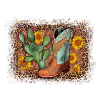 cowboy boots cactus leopard | Teevron