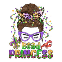 bead princess messy bun mardi gras | Teevron