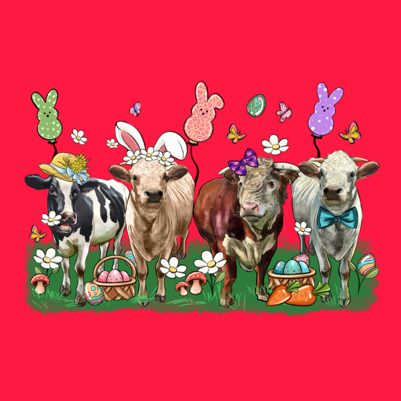 Easter Cow Zipper Hoodie by LillyAllenDesigns | Teevron