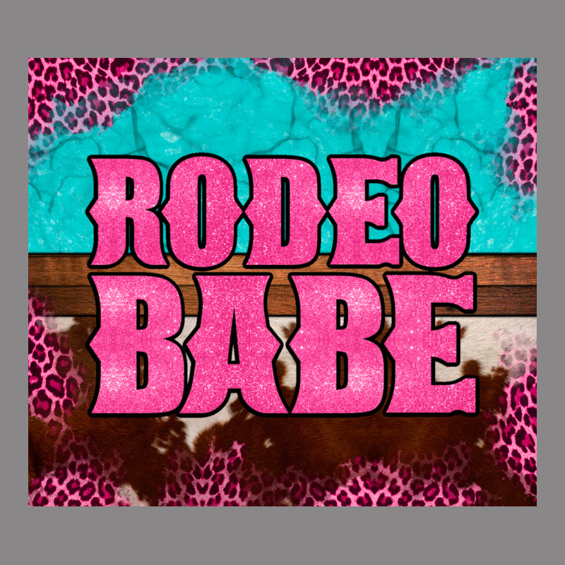 Rodeo Babe Cowhide Leopard Turquoise Vintage Tee by BarkalooDesign | Teevron