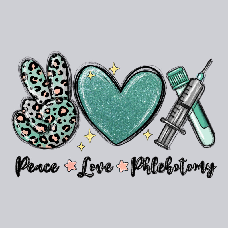Peace Love Phlebotomy Classic Tee by MaliasSmallBusiness | Teevron