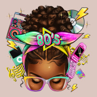 80's Babe Afro Messy Bun Premium Hoodie | Teevron