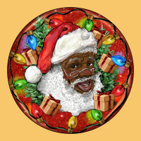 Black Santa Christmas Vintage Hoodie | Teevron