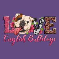 Love English Bulldogs Vintage Hoodie | Teevron