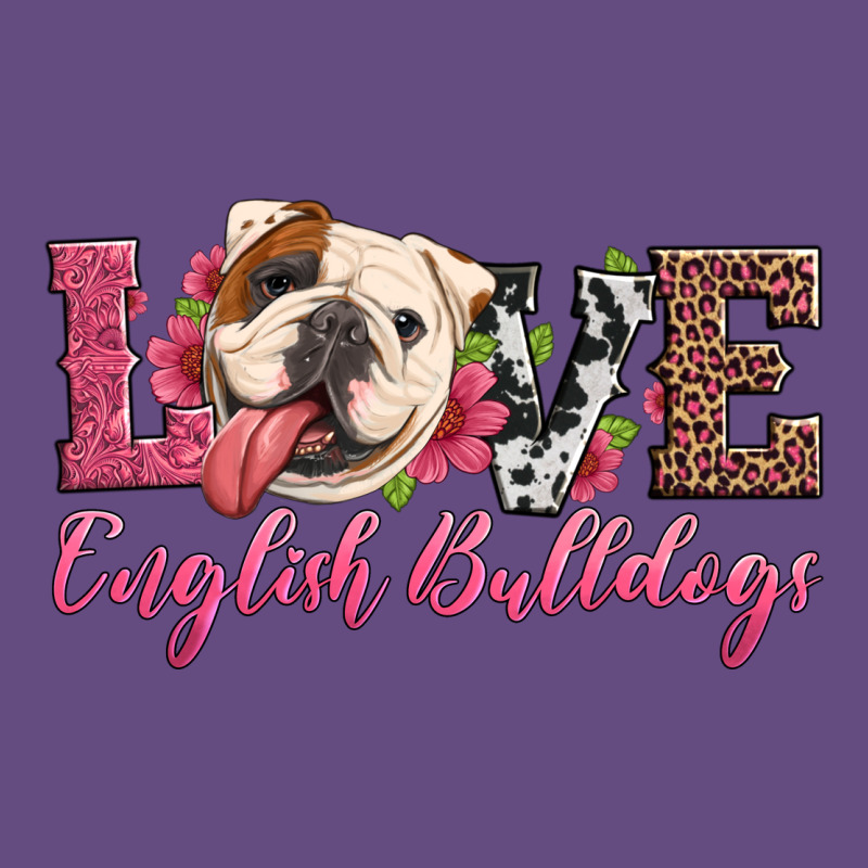 Love English Bulldogs Vintage Hoodie by Artiststas | Teevron