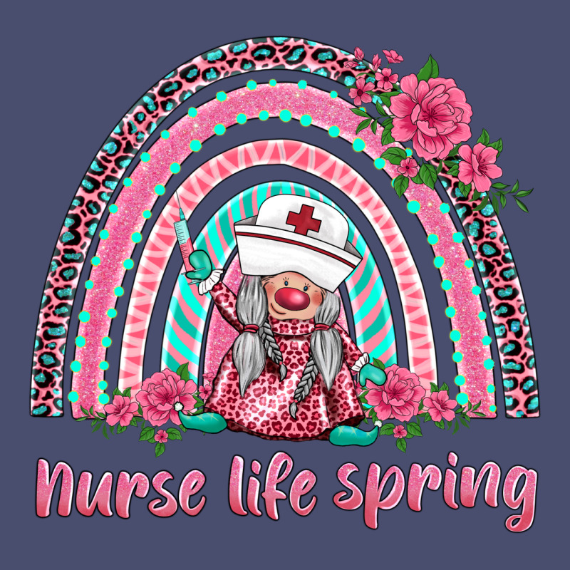 Nurse Life Spring Rainbow Vintage Tee by BarkalooDesign | Teevron