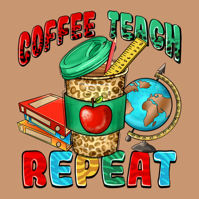 Coffee Teach Repeat Heavyweight Hoodie by NancyCooperArtShop | Teevron