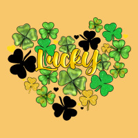 Lucky Heart Shaped Clover Vintage Hoodie | Teevron