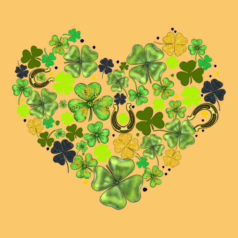Heart Shaped Clover Vintage Hoodie by AdoDesignShop | Teevron