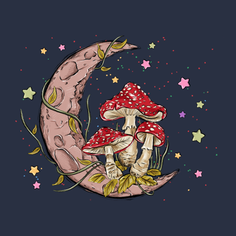 Moon And Mushrooms Heavyweight Sweatshirt by MaliasSmallBusiness | Teevron