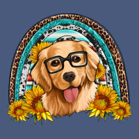 Golden Retriever Rainbow Vintage Hoodie | Teevron