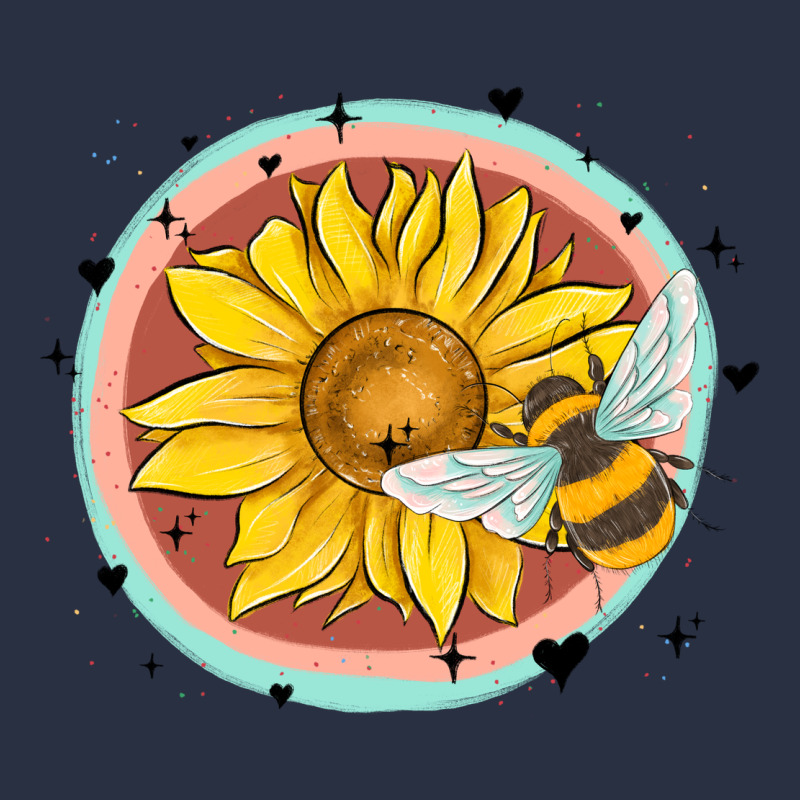Bee And Sunflower Heavyweight Sweatshirt by MaliasSmallBusiness | Teevron