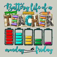 Battery Life Of A Teacher Monday Friday Heavyweight Hoodie | Teevron