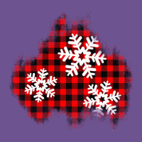 Christmas Snowflakes Patch Vintage Tee | Teevron