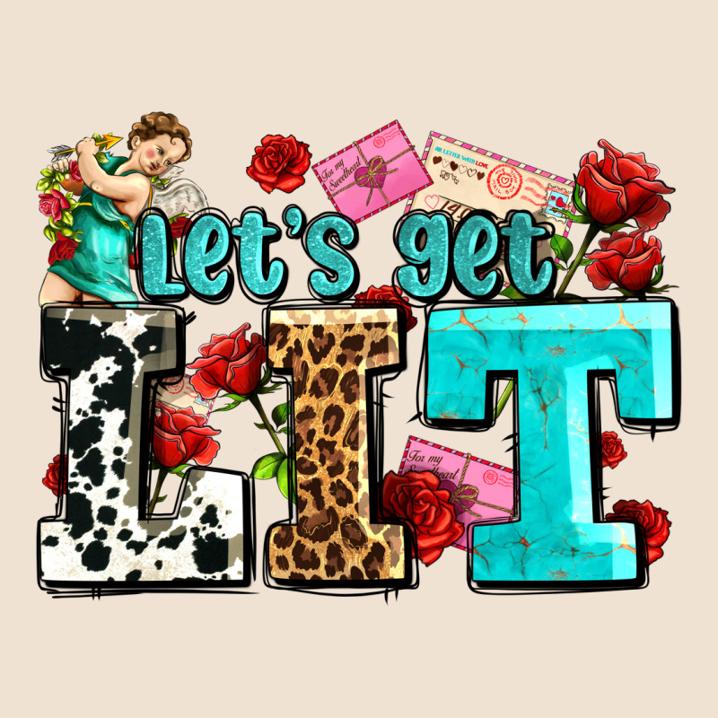 Valentines Day Lets Get Lit Urban Heavy Tee by AdoDesignShop | Teevron