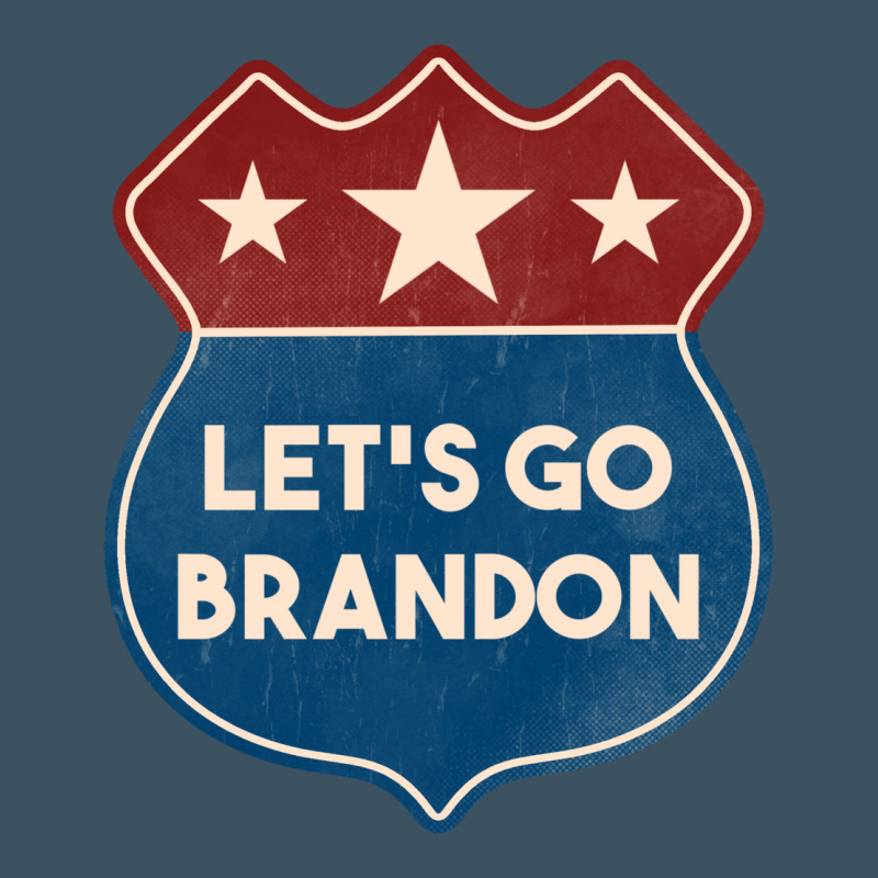 Let's Go Brandon Shield Patch Urban Heavy Tee by Jasminsmagicworld | Teevron