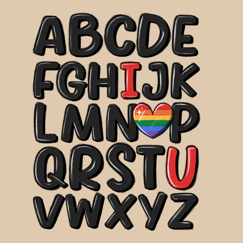 Pride Alphabet Heavyweight Sweatshirt by MaliasSmallBusiness | Teevron