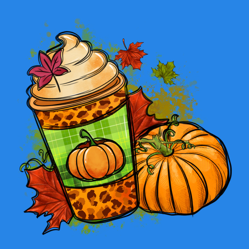 Fall Pumpkin Coffee Premium Hoodie by NancyCooperArtShop | Teevron
