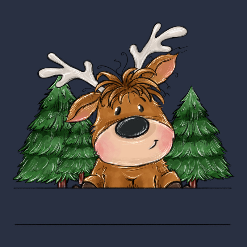 Personalized Christmas Deer Heavyweight Sweatshirt by MaliasSmallBusiness | Teevron