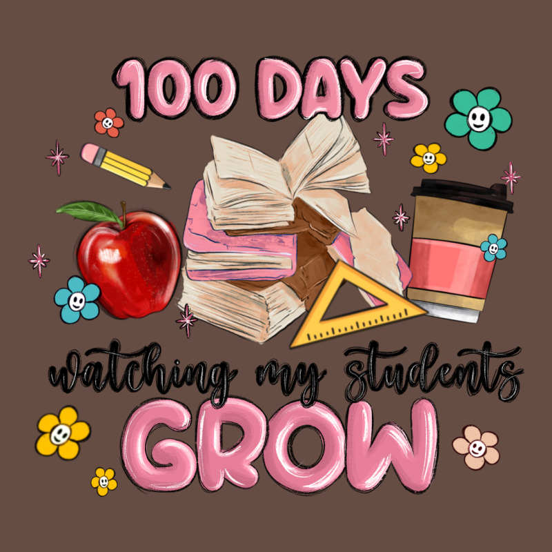 100 Days Of Watching My Students Grow Long Sleeve Tee by MaliasSmallBusiness | Teevron