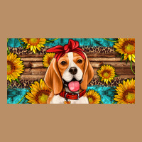 Beagle With Sunflowers License Plate Vintage Hoodie | Teevron