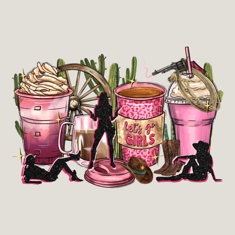 Let's Go Girls Coffee Cups Heavy Core Tee by Zillion Design Studio | Teevron