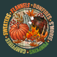 Bonfires Flannels Smores Campfires Pumpkin Premium Hoodie | Teevron