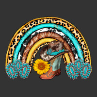 cowboy boots and hat rainbow | Teevron