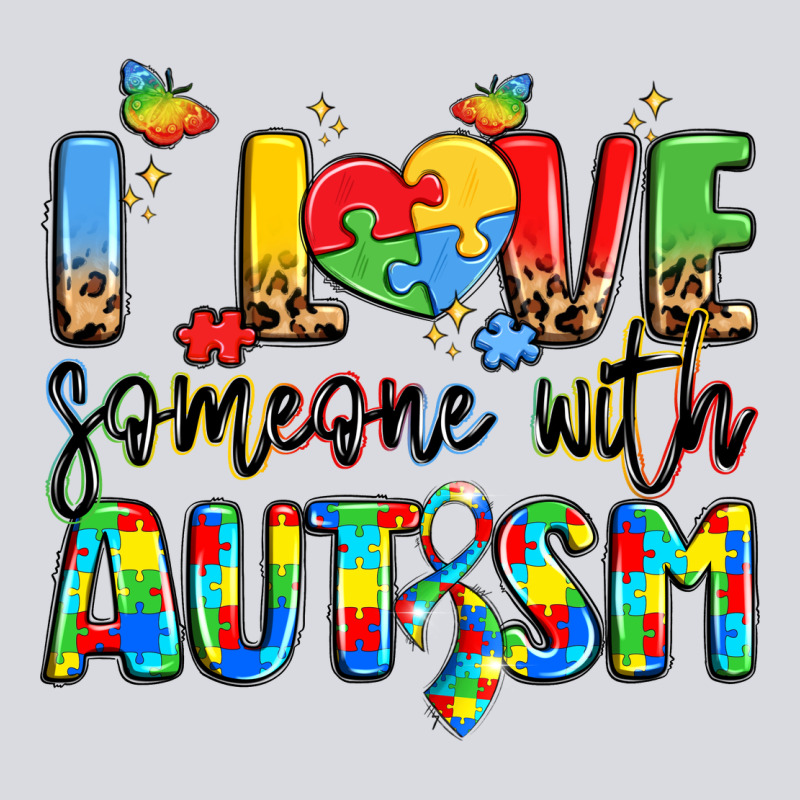 I Love Someone With Autism Zipper Hoodie by LillyAllenDesigns | Teevron
