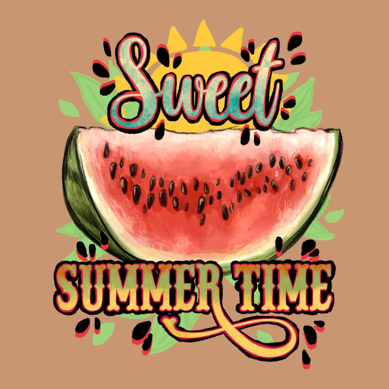 Sweet Summer Time Watermelon Heavyweight Hoodie by NancyCooperArtShop | Teevron